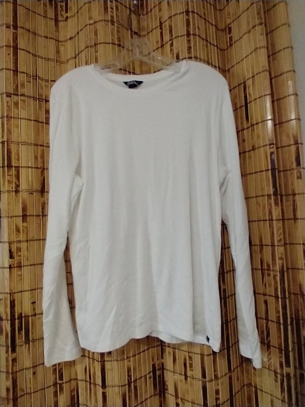 Eddie Bauer White Long Sleeve Crewneck Basic Tee Size XL